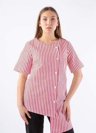 Блуза жіноча асиметрична1 фото