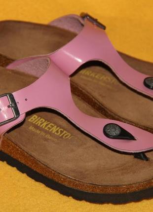 Босоніжки, сандалі, шльопанці, в'єтнамки, шльопанці birkenstock р. 36 устілка 23 см1 фото