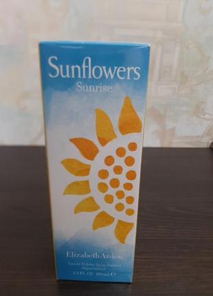 Туалетная вода elizabeth arden green tea и sunflowers sunrise 100мл1 фото