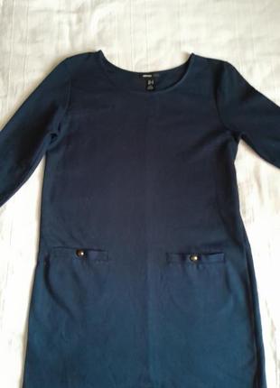 Сукня темно-синього кольору розміру l6 фото