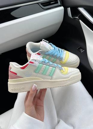 Adidas forum multicolor кроссовки