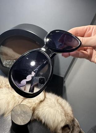 Жіночі чорні сонцезахисні окуляри dior6 фото