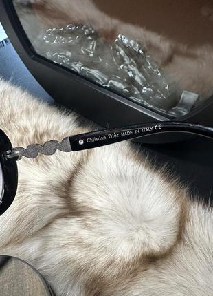 Женские черные солнцезащитные очки dior3 фото