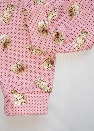 Пижама подростковая, для девочки, хлопок, smiletime kitten4 фото