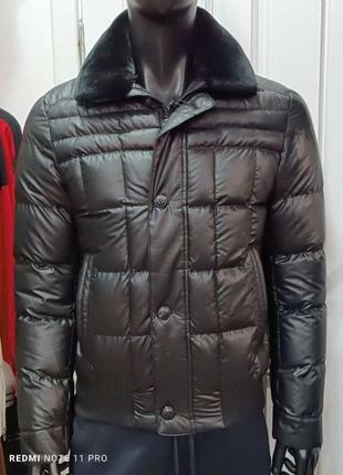 Стильная брендовая мужская зимняя куртка4 фото