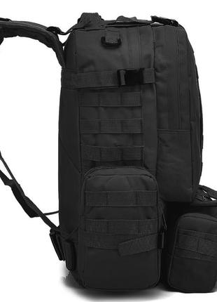 Рюкзак тактический 50 литров ( 3 подсумками) качественный штурмовой для похода и путешествий наплечник бул6 фото