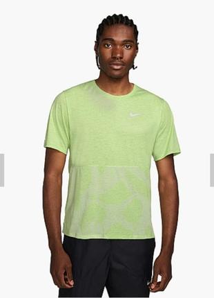 Футболка nike dri-fit run division running top green dq4750-358