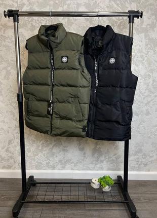 Чоловіча жилетка stone island1 фото