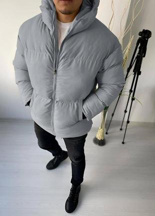 Чоловіча зимова куртка з капюшоном, розмір 46-48, 50-52, 54-562 фото