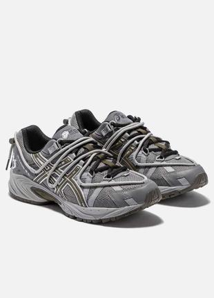 Мужские кроссовки asics gel-kahana tr v2 grey brown / aciкс гель кахана / легкие, дышащие , амортизация / для спорта, тренировок серые8 фото