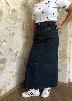Стильная джинсовая юбка