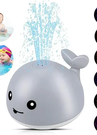 Іграшка у ванну для малюків "кит фонтан"1 фото