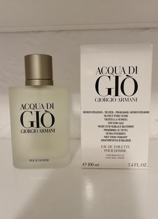 Armani nova di gio pour homme tester 100ml новый