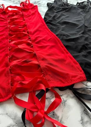 Красный пенюар