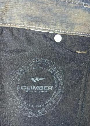 Climber jeans літні чоловічі джинси легкі прямого вільного  крою сині6 фото