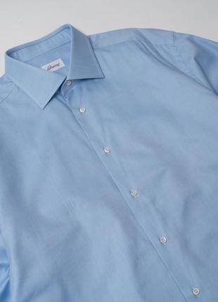 Brioni blue shirt&nbsp;&nbsp; мужская рубашка3 фото