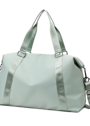 Сумка женская спортивная с плечевым ремнем светло-зеленый