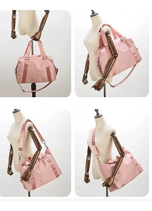 Сумка женская спортивная с плечевым ремнем светло-зеленый