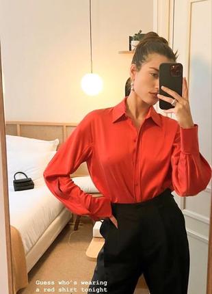 Сатинова сорочка h&m