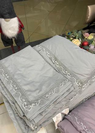Постельное белье с кружевом и легким одеялом 💕7 фото
