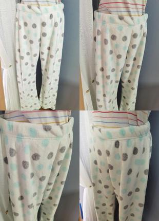 Брендовые домашние теплые плюшевые брюки размера l2 фото