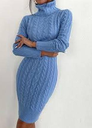 Вязаное платье кофта платье shein2 фото