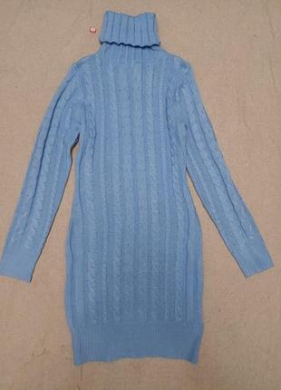 Вязаное платье кофта платье shein5 фото