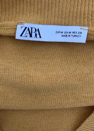 Zara свитер с v-образной горловиной, р.м7 фото