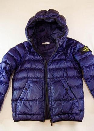 Stone island junior down jacket куртка пуховик оригинал! размер 140