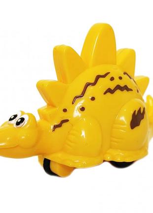Заводная игрушка динозавр 9829, 8 видов (желтый)