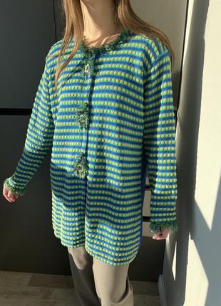 Storybook knitsusa крапива хлопок кардиган