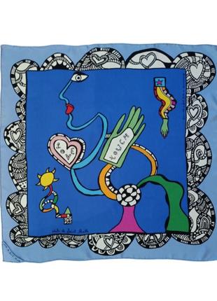 Niki de saint phalle платок шелковый