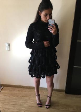 Шикарный дизайнерский свитер из мохера