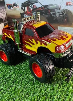 Джип на радіоуправлінні ember truck super power червоний. машинка на пульту, на акумуляторі