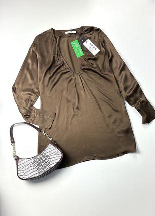 Атласное платье na-kd (вискоза)