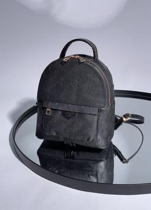 Женский рюкзак louis vuitton palm springs backpack total black