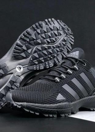 Мужские черные кроссовки на весну в стиле adidas marathon tr 🆕 кроссовки адидас