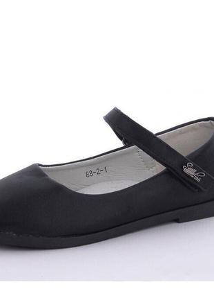 Туфлі для дівчаток вера b88-2-1/31 чорні 31 розмір