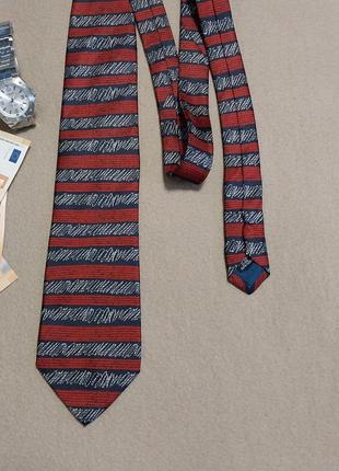 Качественный стильный брендовый галстук 100% шелк