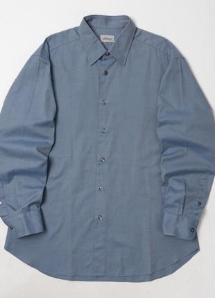 Brioni&nbsp;blue shirt&nbsp;&nbsp; мужская рубашка2 фото