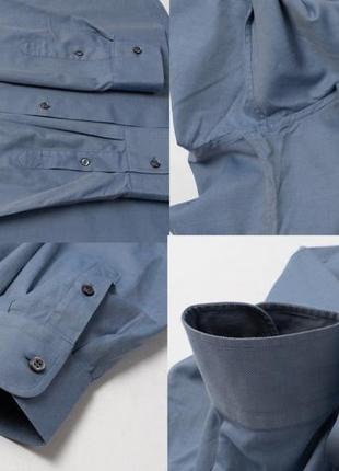 Brioni&nbsp;blue shirt&nbsp;&nbsp; мужская рубашка9 фото