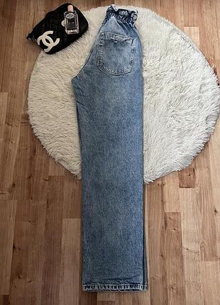 Джинси прямые, широкие zara