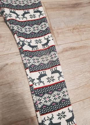 Теплі штани з оленями 3