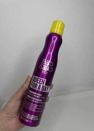 Спрей для объема - tigi bed head queen for a day superstar2 фото