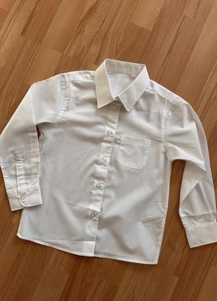 Біла рубашка сорочка з довгим рукавом белая  рубашка с длинным рукавом