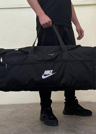 🎒велика спортивна дорожня чорна сумка nike3 фото