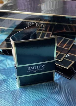 Carolina herrera bad boy le edt 1,5 ml (оригинал)