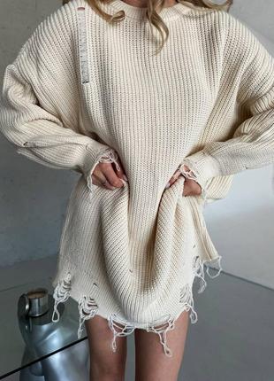 Туника рванка oversize в самых актуальных цветах