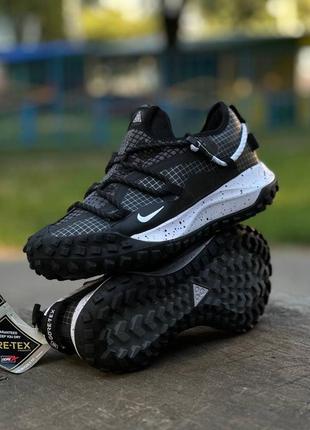 Nike acg mounth low black white кроссовки nike nike acg