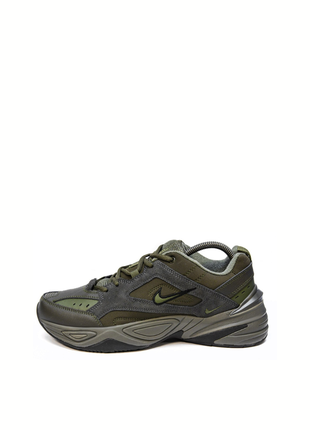 Мужские кроссовки nike m2k tekno green khaki.